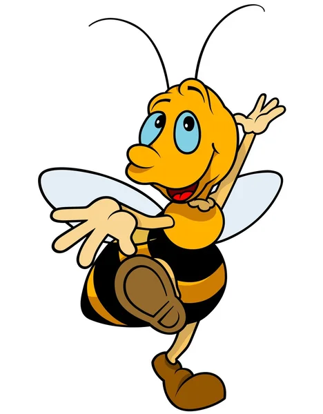 Bumblebee bailando — Archivo Imágenes Vectoriales