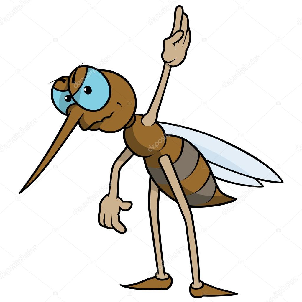 Mosquito With Raised Hand