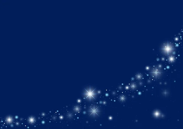 Fundo de Natal estrelado azul —  Vetores de Stock