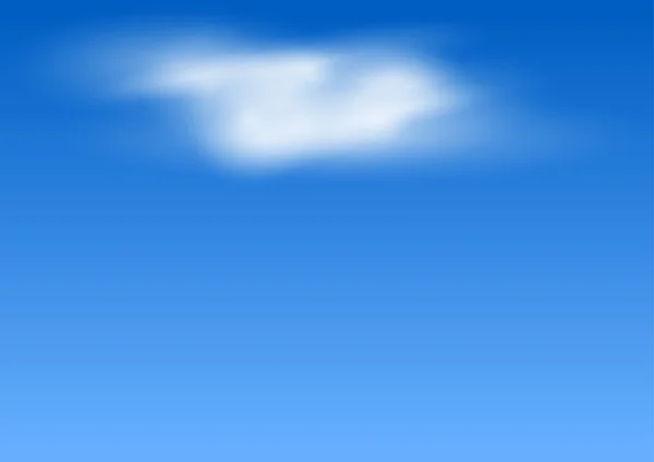 Gökyüzünde bulut — Stok Vektör
