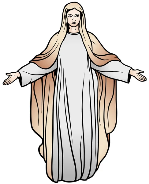 Virgem Maria — Vetor de Stock