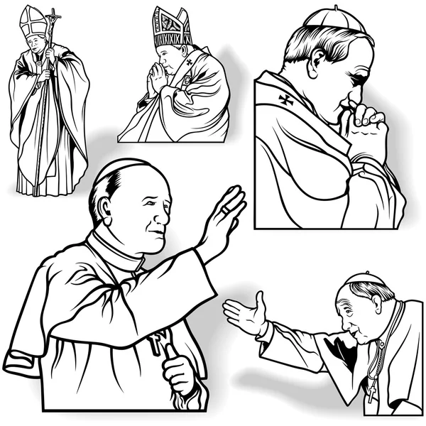 Papa conjunto — Archivo Imágenes Vectoriales