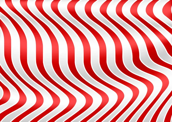 Textura 3D rayada blanca roja — Vector de stock