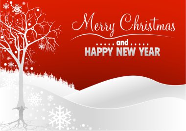 kırmızı Noel selamlaması