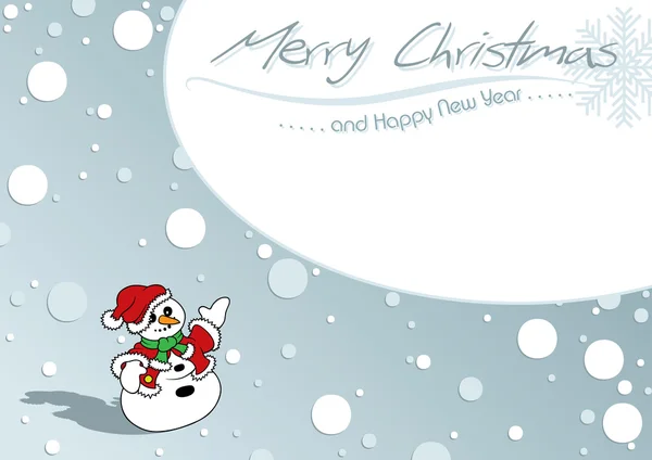 Merry Christmas Card — Stock Vector