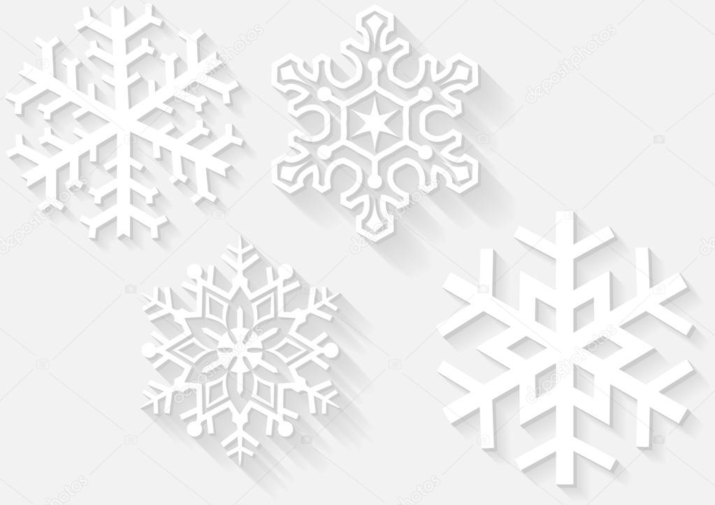 3D Snowflake Set
