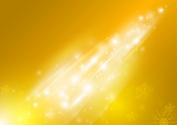 Gelber abstrakter Weihnachtsgruß — Stockvektor