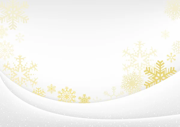 Tarjeta de felicitación blanca de Navidad — Vector de stock