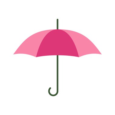 şemsiye düz simgesi. vektör çizim.