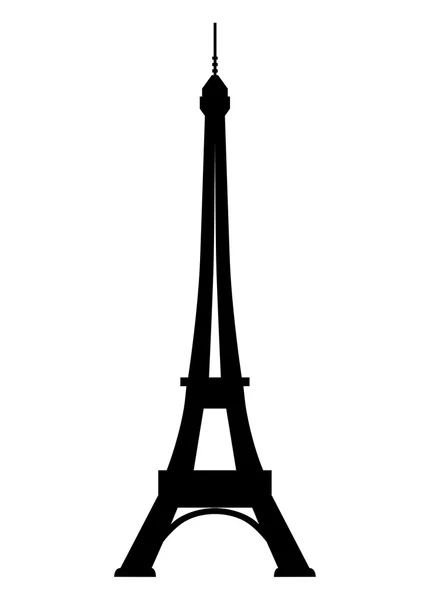 Ilustración del vector de torre eiffel — Vector de stock