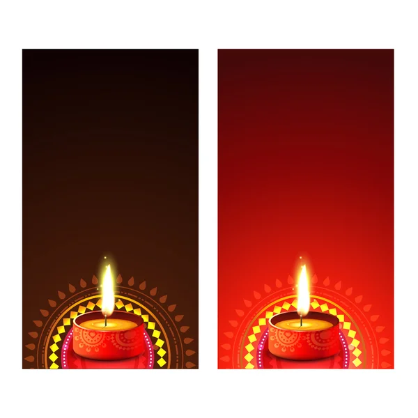 Bannière Diwali — Image vectorielle