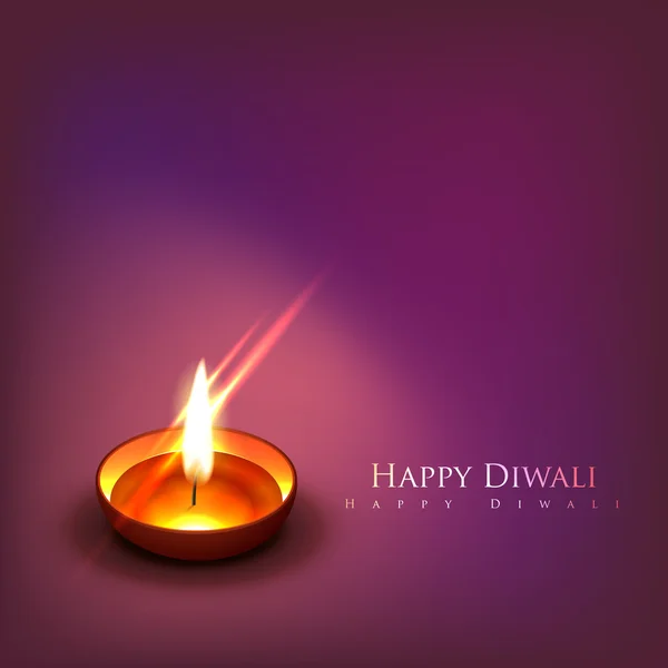 Όμορφη diwali diya φόντο — Διανυσματικό Αρχείο