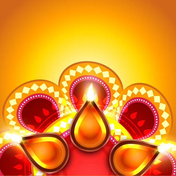 Fondo Diwali — Archivo Imágenes Vectoriales