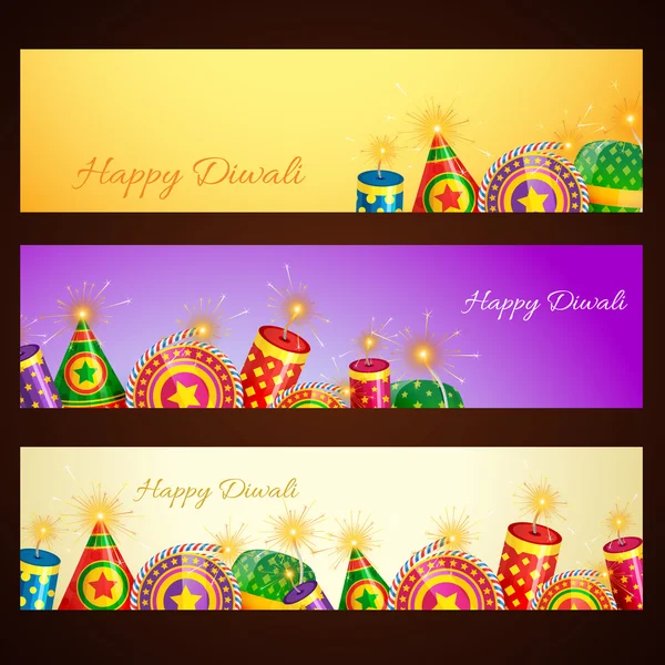 Diwali banner — Stock Vector