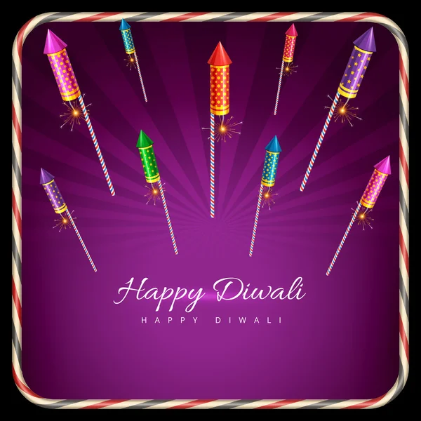 Fondo elegante de diwali — Vector de stock