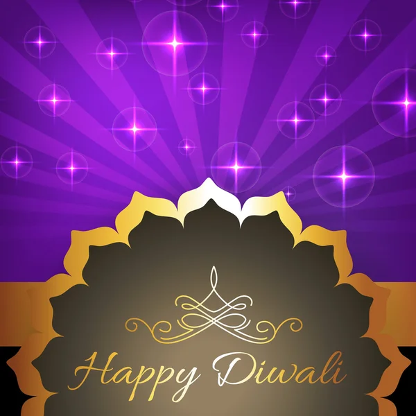 Fondo Diwali feliz — Archivo Imágenes Vectoriales