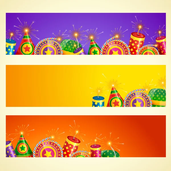 Diwali banner — Stock Vector