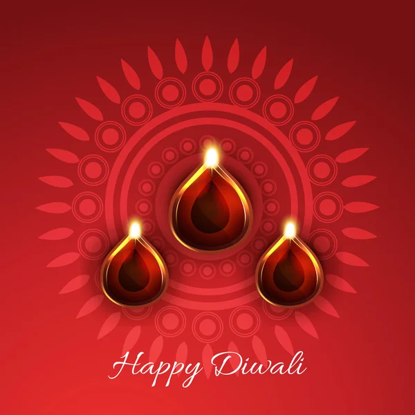 Prachtige diwali achtergrond — Stockvector