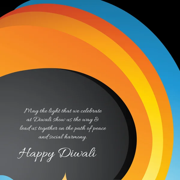 Tarjeta Diwali — Archivo Imágenes Vectoriales