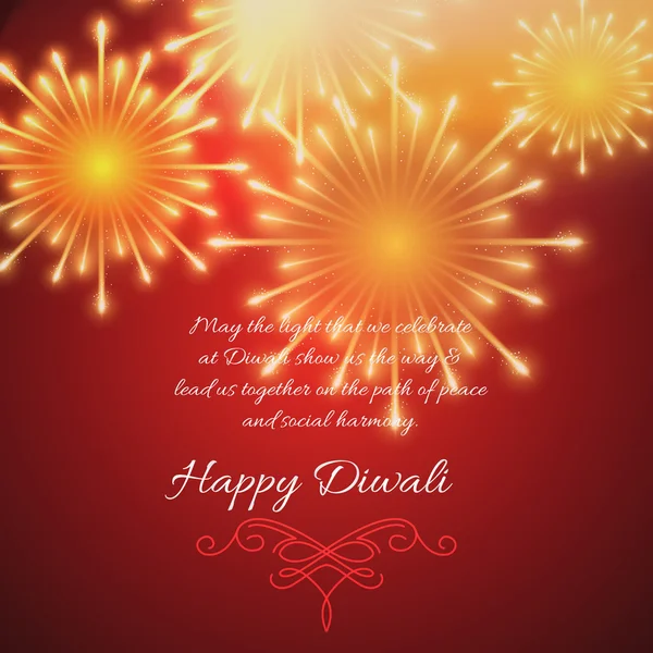 Beautiful background of diwali — Stock Vector