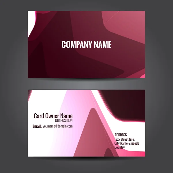 Creative business template — Stock Vector