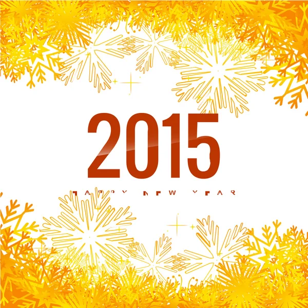 新的一年背景 2015 — 图库矢量图片