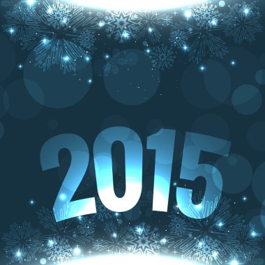 Yeni yıl tasarım 2015 metin ile tebrik