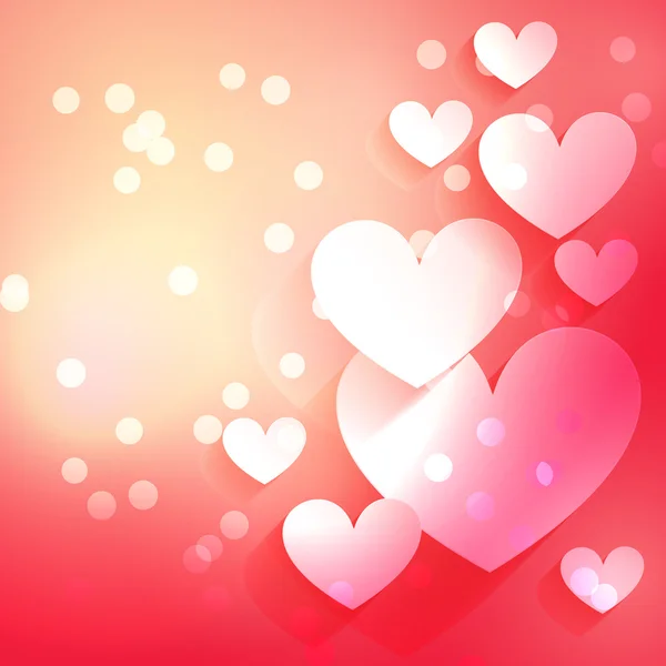 Illustration de fond coeur — Image vectorielle