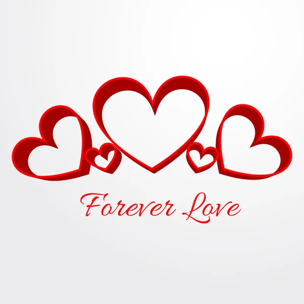 Forever love background — Stock Vector