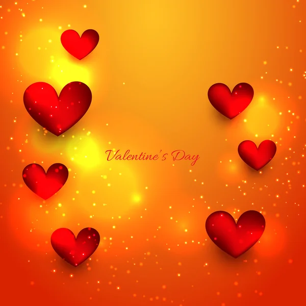 Valentine day beautiful heart illustration — Stock Vector