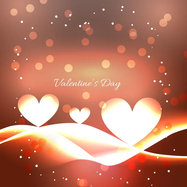 Beautiful valentine day background — Stock Vector