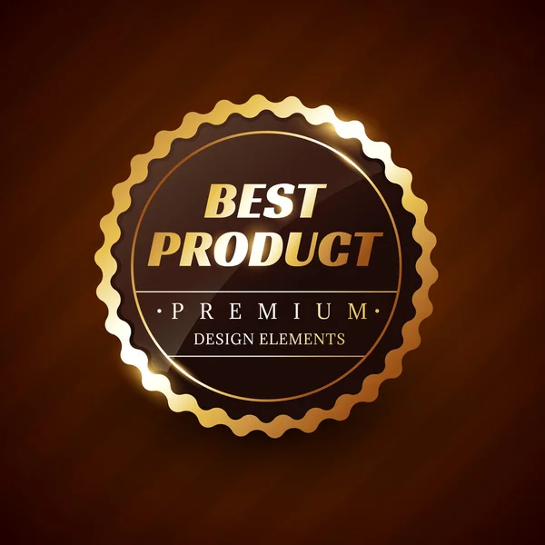 Bestes Produkt Premium-Vektor-Etikettendesign — Stockvektor