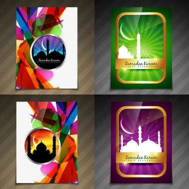 eid Festival çekici arka plan vektör toplama 