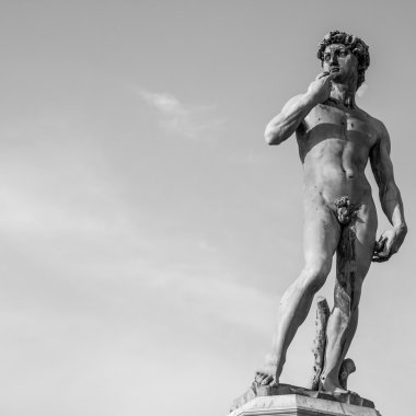 Michelangelo's David clipart