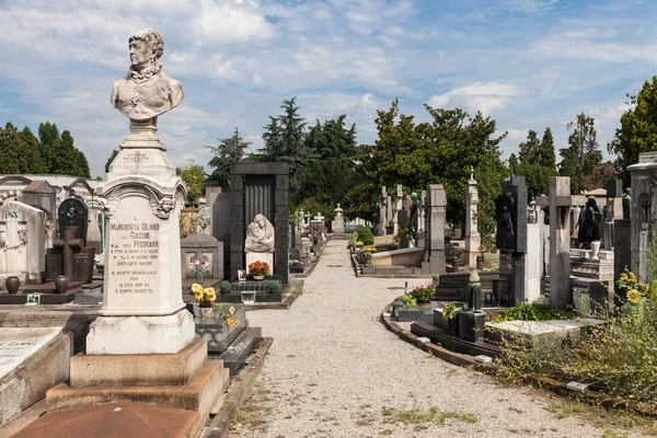 Blick auf den monumentalen Friedhof — Stockfoto