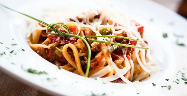 Italian Pasta - Fettuccine — Stock Photo, Image