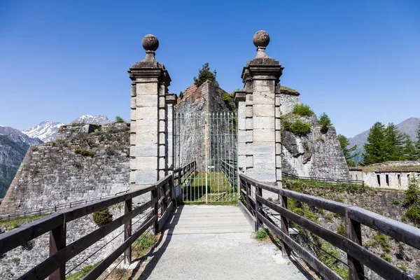 Fenestrelle verlassene Festung — Stockfoto