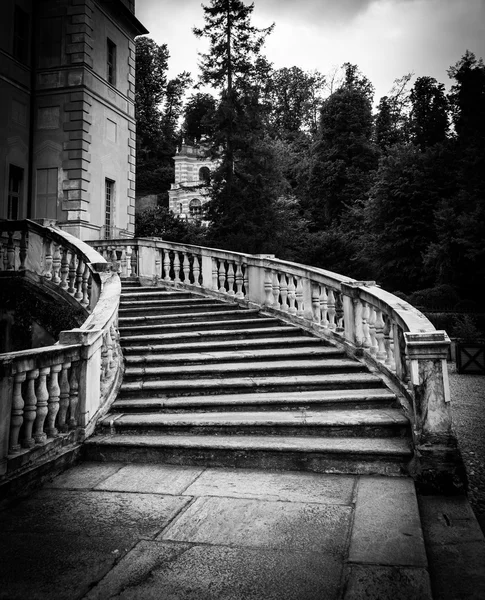 Old marble staircase — Stock Photo, Image