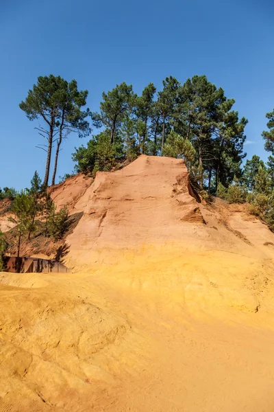 Detalhe de Roussillon ocres — Fotografia de Stock