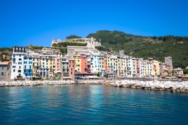 Porto Venere, İtalya - Haziran 2016 - Cityscape