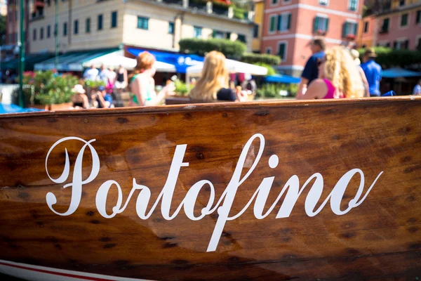 Portofino mezník detail — Stock fotografie
