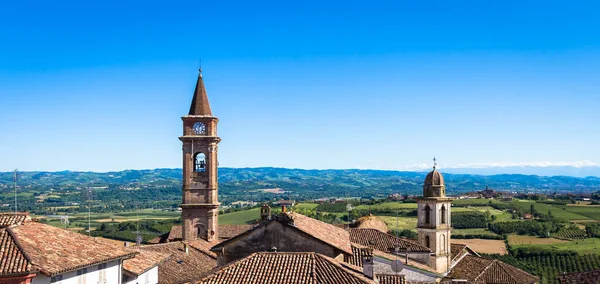 Govone Włochy Circa Sierpień 2020 Piemont Wzgórza Włoszech Obszar Monferrato — Zdjęcie stockowe
