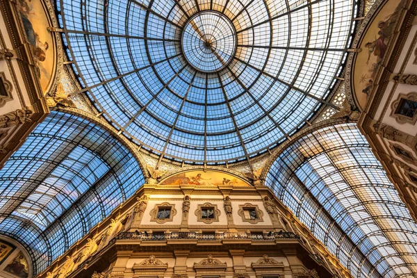 Milan Italy Circa August 2020 Architecture Milan Fashion Gallery Italy — стокове фото