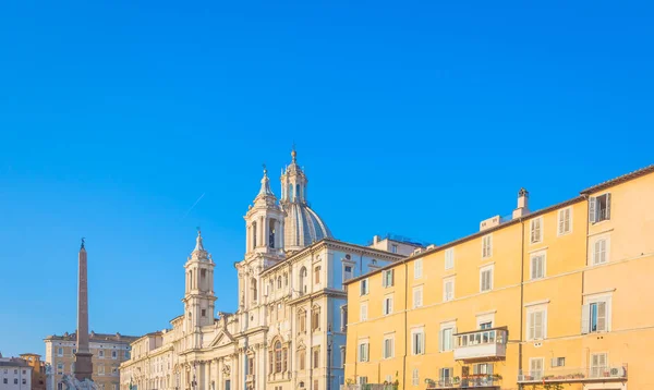 Roma Italia Circa Agosto 2020 Luz Del Amanecer Los Edificios —  Fotos de Stock