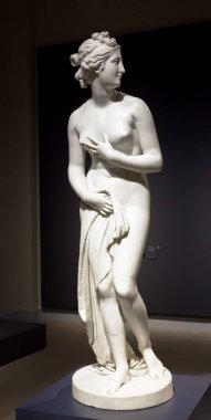 MILAN, ITALY - Haziran 2020: Venere (Venüs), 1817-1820, heykeltıraş Antonio Canova 'nın başyapıtı