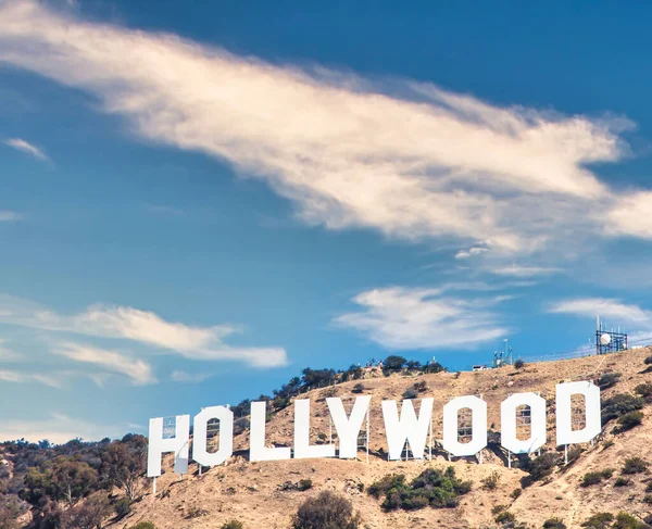 Los Angeles Usa Circa Sierpień 2020 Hollywood Znak Los Angeles — Zdjęcie stockowe