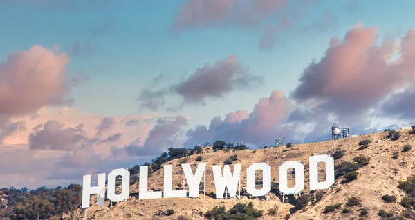 Los Angeles Usa Circa August 2020 Hollywood Zeichen Los Angeles — Stockfoto