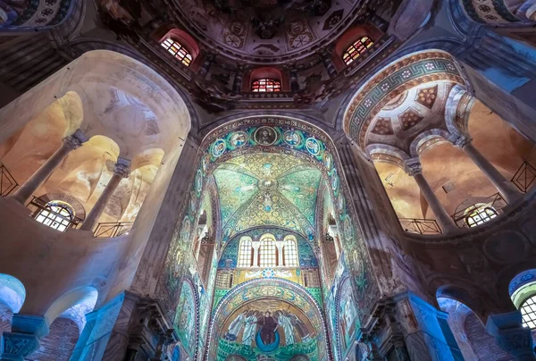 Ravenna Itália Circa Agosto 2020 Mosaico Histórico Bizantino Basílica São — Fotografia de Stock