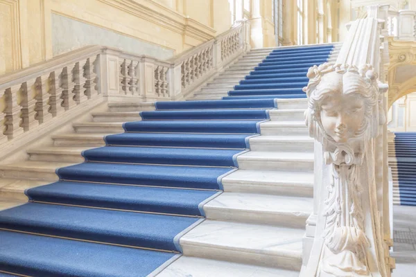 Turin Italie Circa Juin 2021 Bel Escalier Baroque Europe Situé — Photo