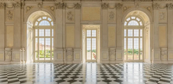 Venaria Reale Italien Circa Mai 2021 Korridor Mit Fußboden Aus — Stockfoto